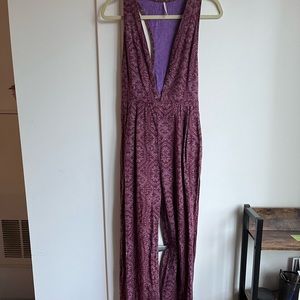 Free People Printed Jumpsuit